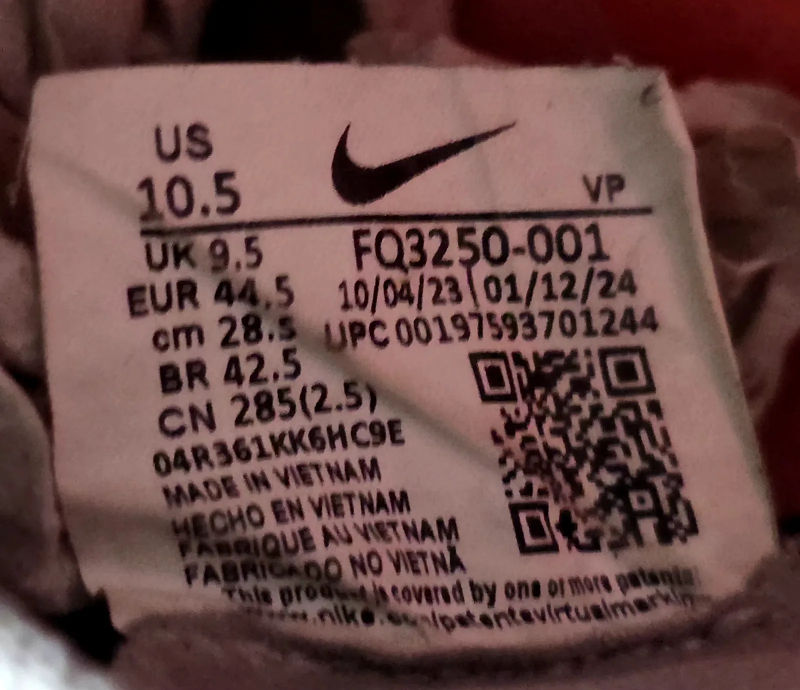 NIKE TIEMPO LEGEND 10 ELITE FG 9