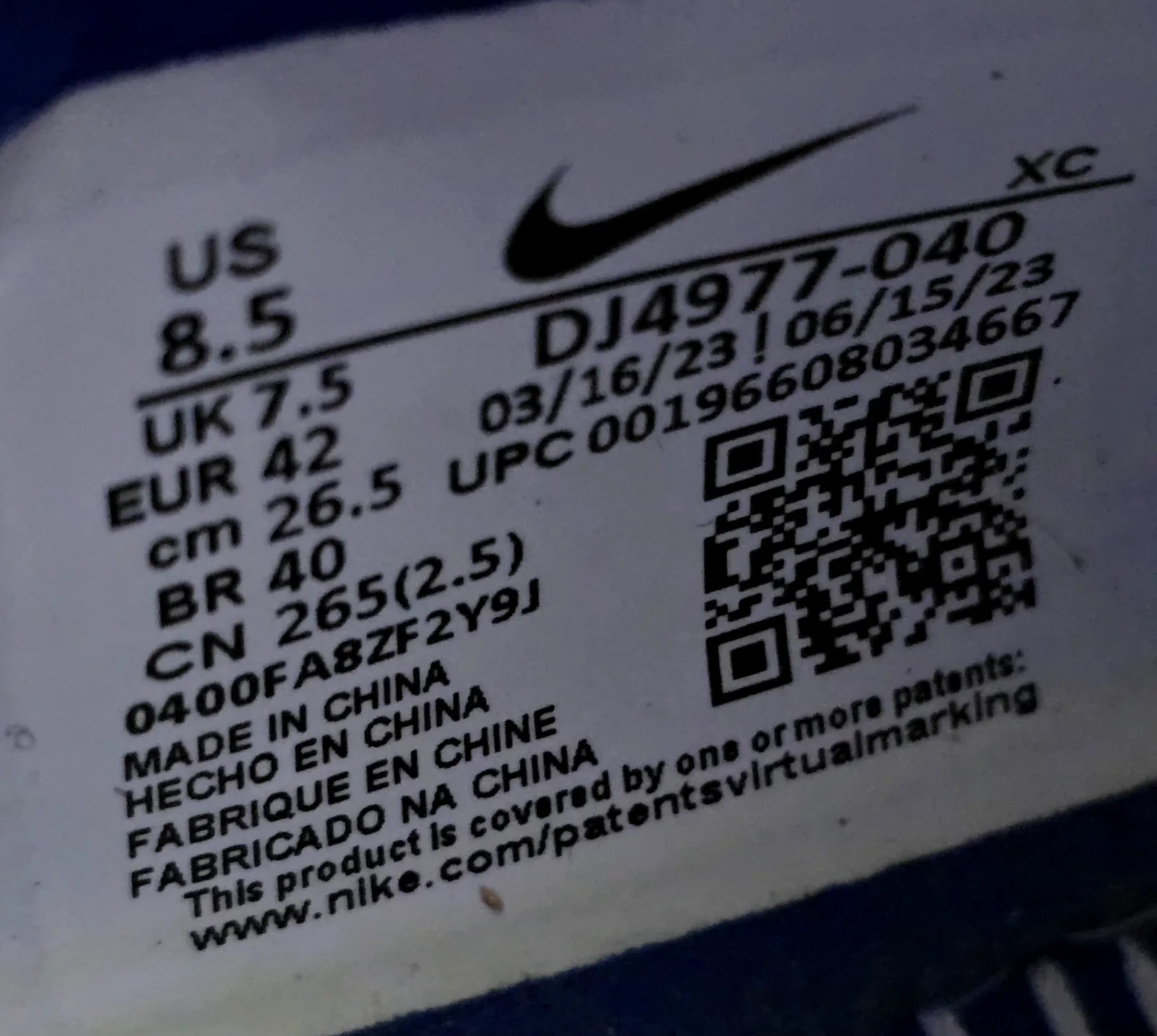 NIKE ZOOM MERCURIAL SUPERFLY 9 ELITE FG 8