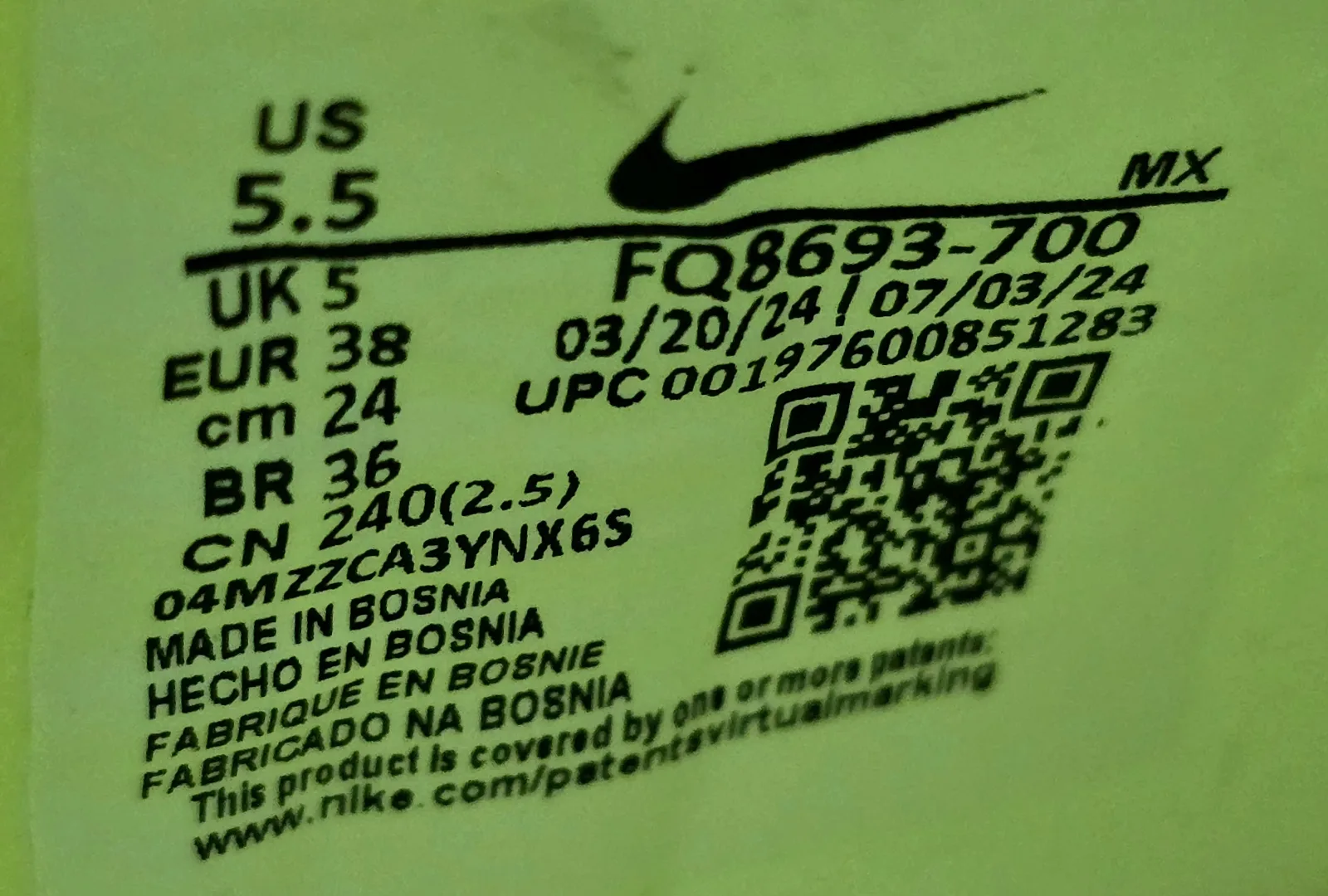 NIKE AIR ZOOM MERCURIAL VAPOR 16 ELITE AG-PRO 8