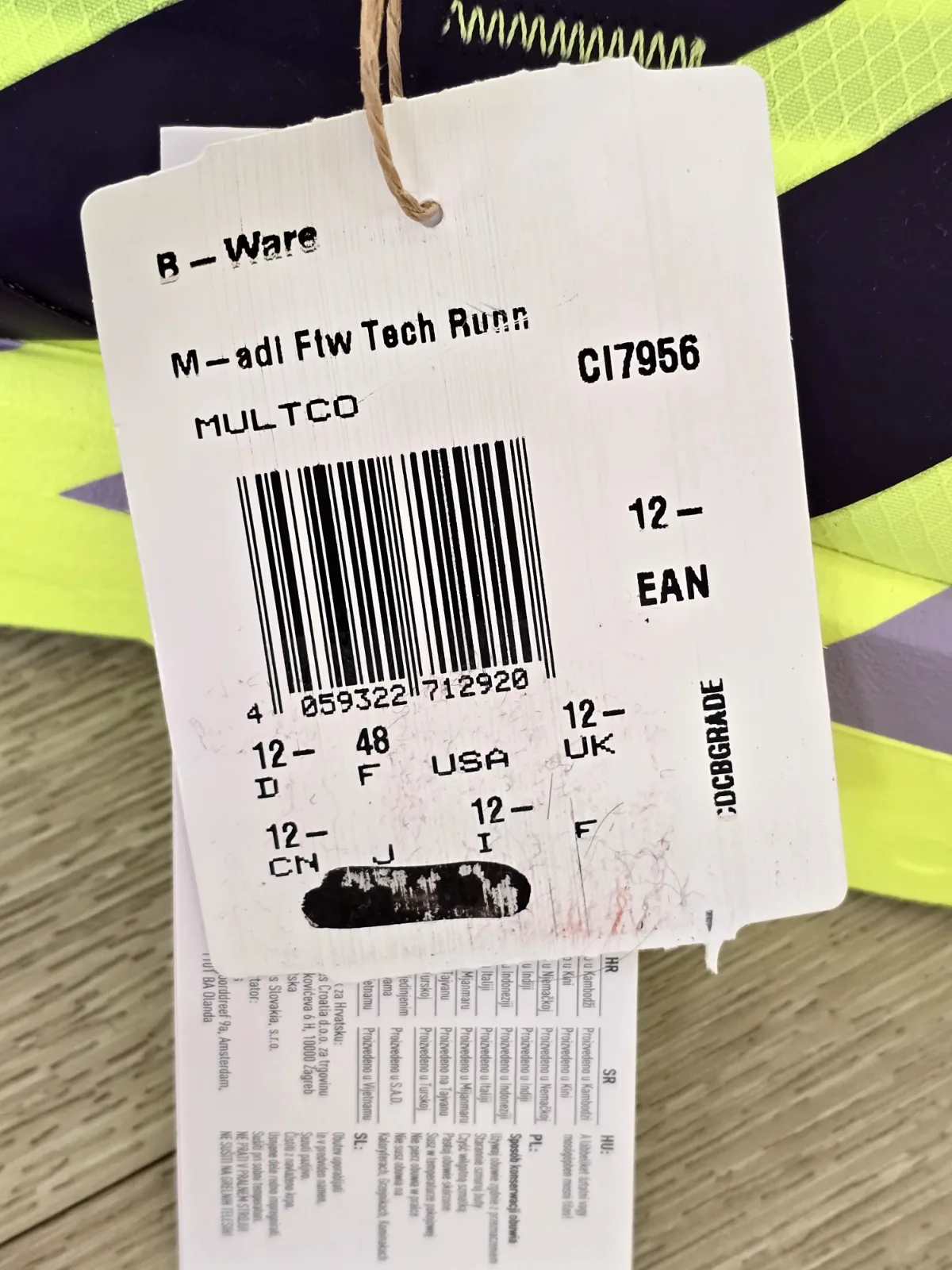 ADIDAS ADIZERO ADIOS PRO 4 9