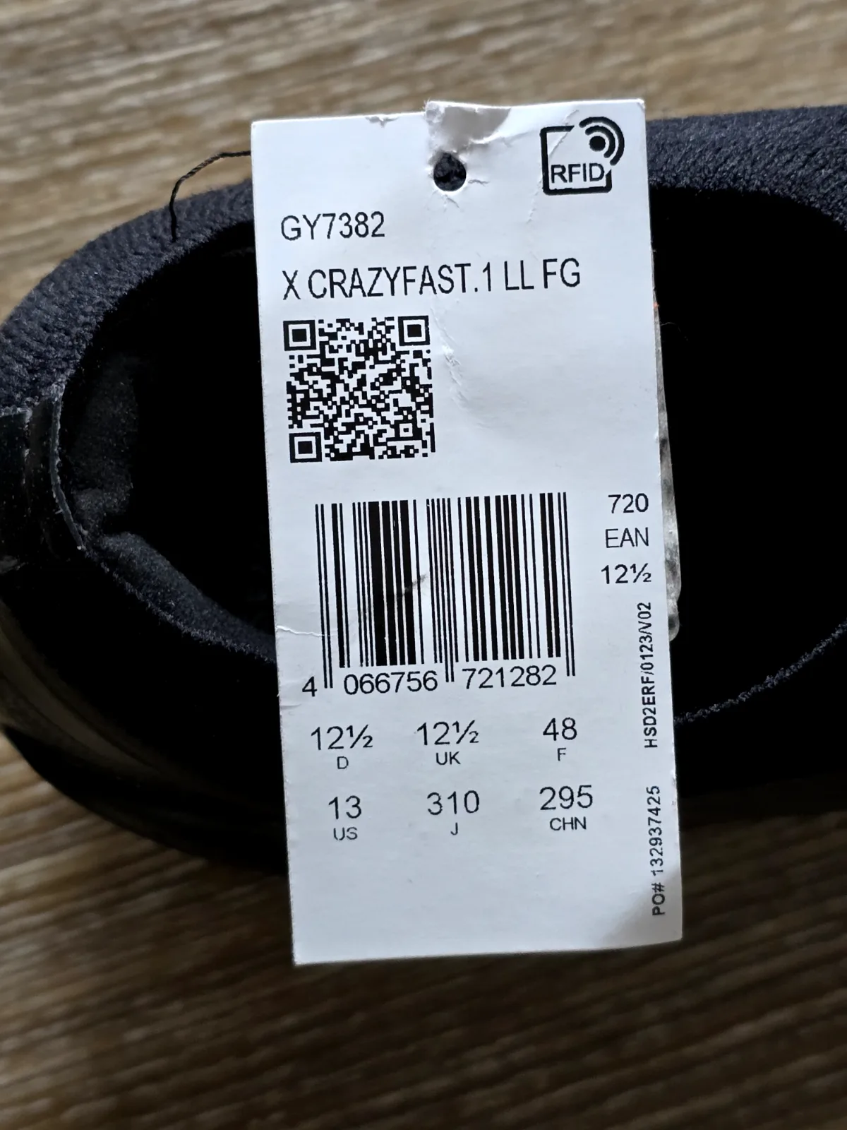 ADIDAS X CRAZYFAST. 1 LL FG 9