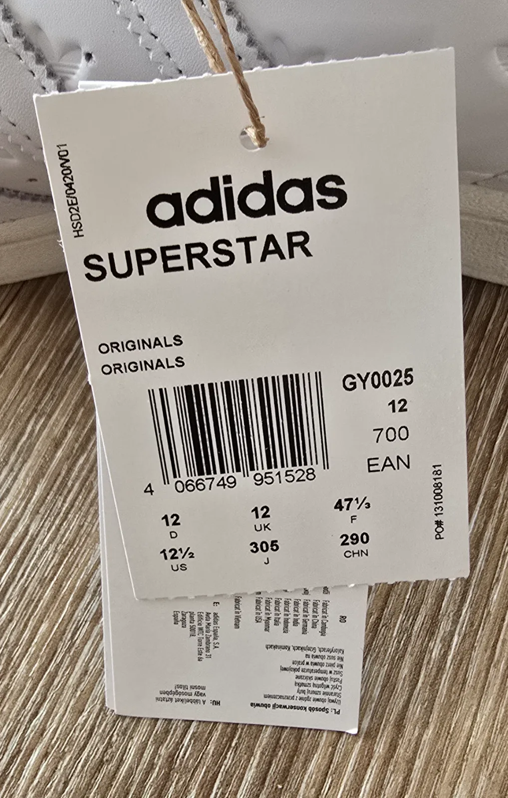 ADIDAS SUPERSTAR GY0025 10