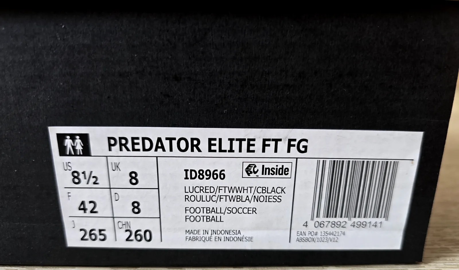 ADIDAS PREDATOR ELITE FT FG 9