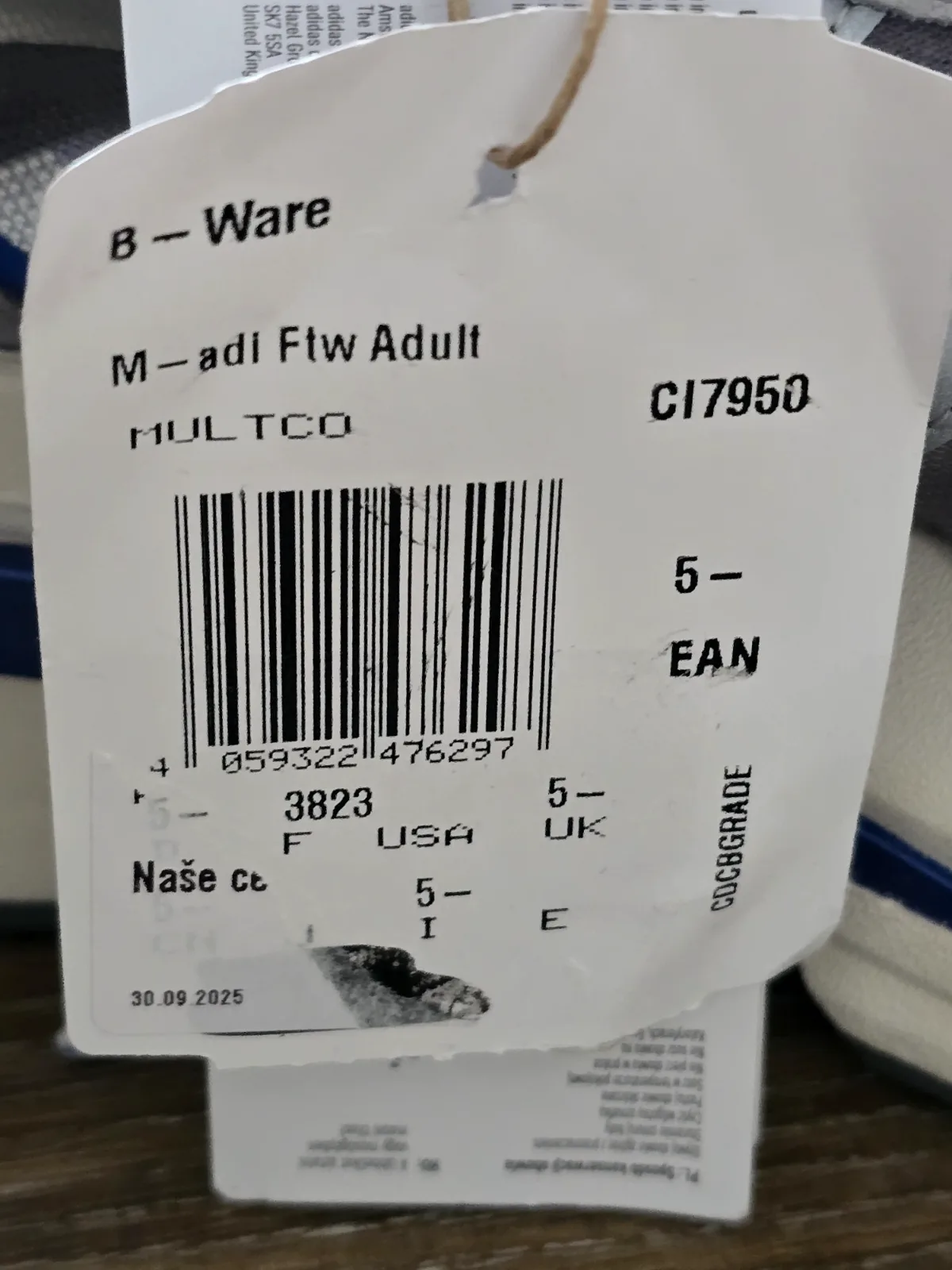 ADIDAS ESIOD GRANITE 9