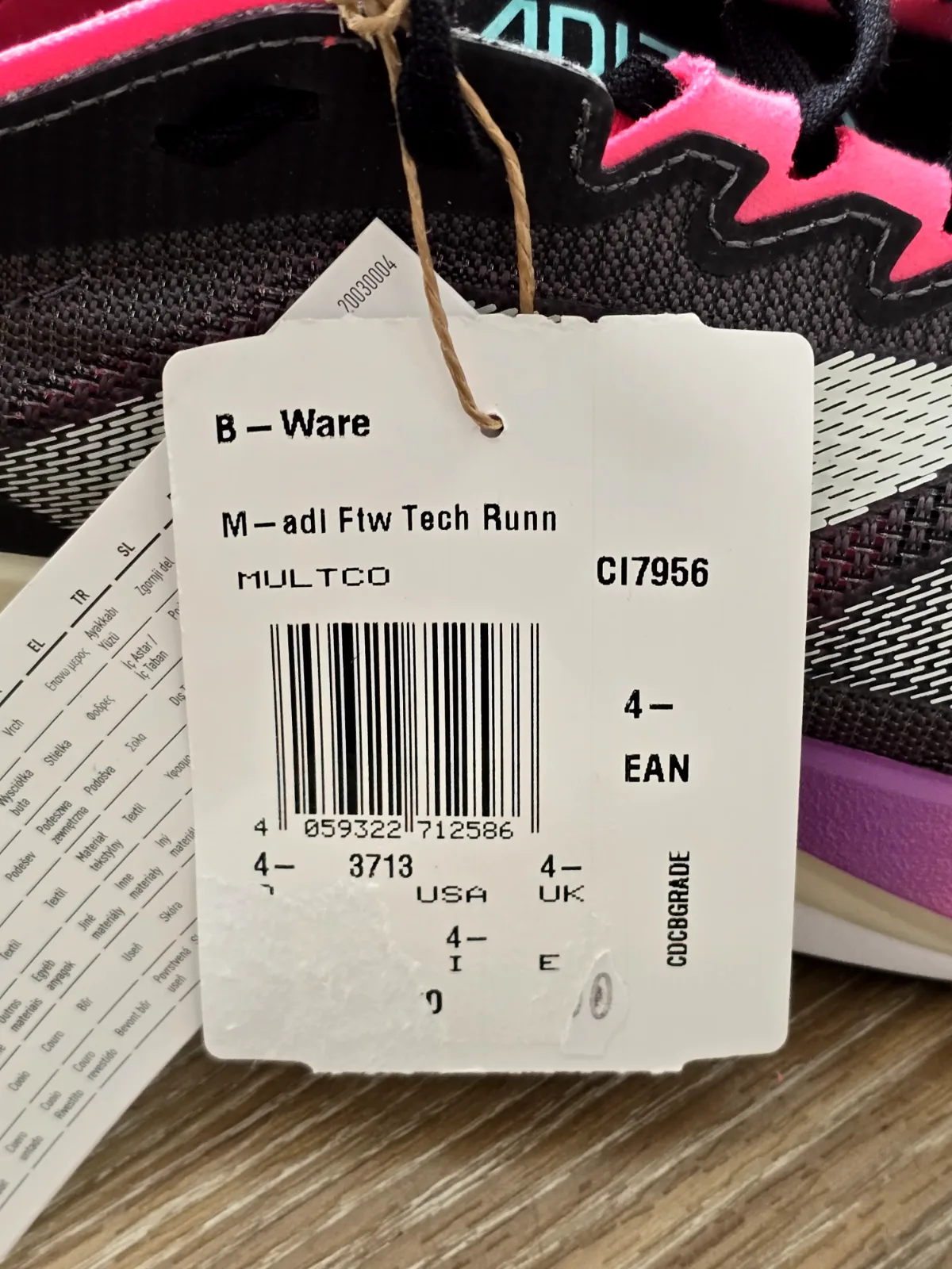 ADIDAS ADIZERO BOSTON 12 9