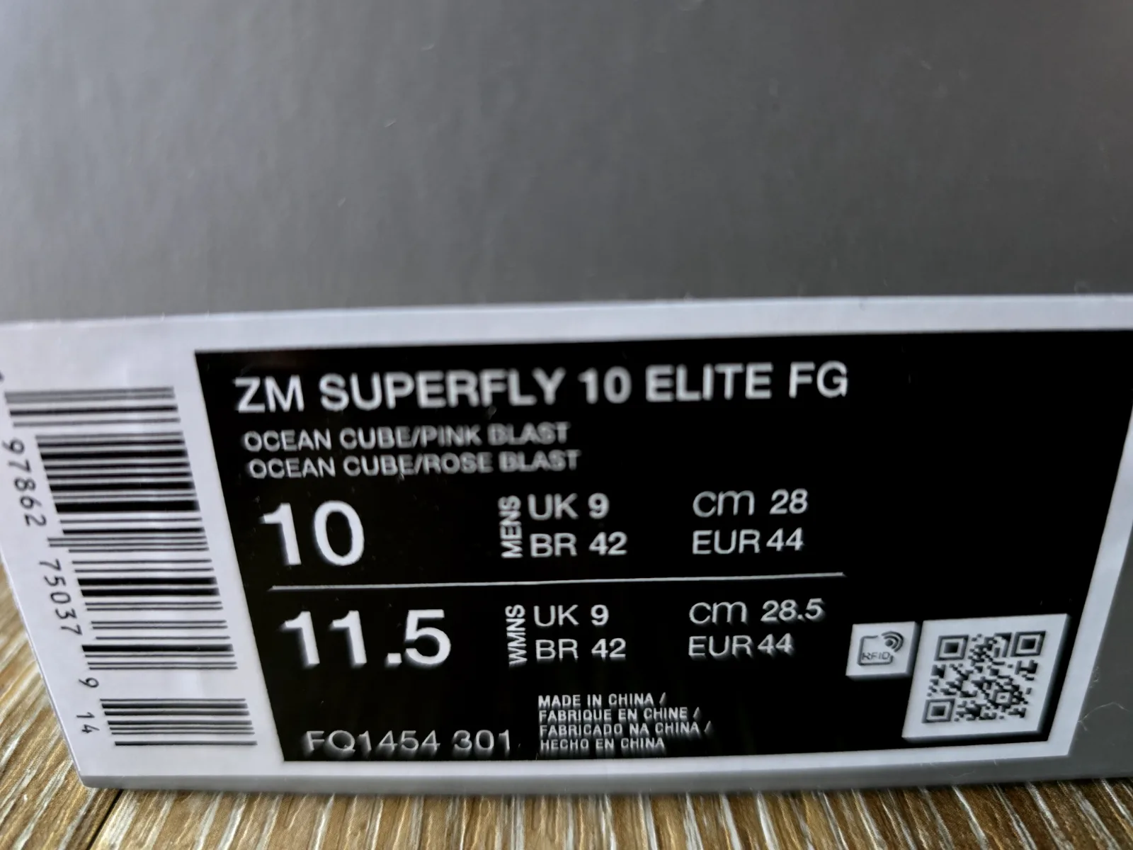 NIKE AIR ZOOM MERCURIAL SUPERFLY 10 ELITE FG 9