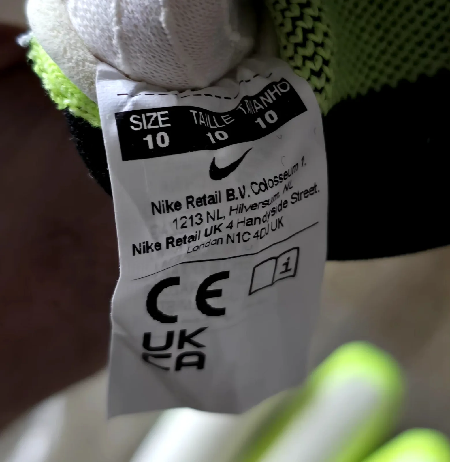 Brankářské rukavice Nike GK Vapor Dynamic Fit 8