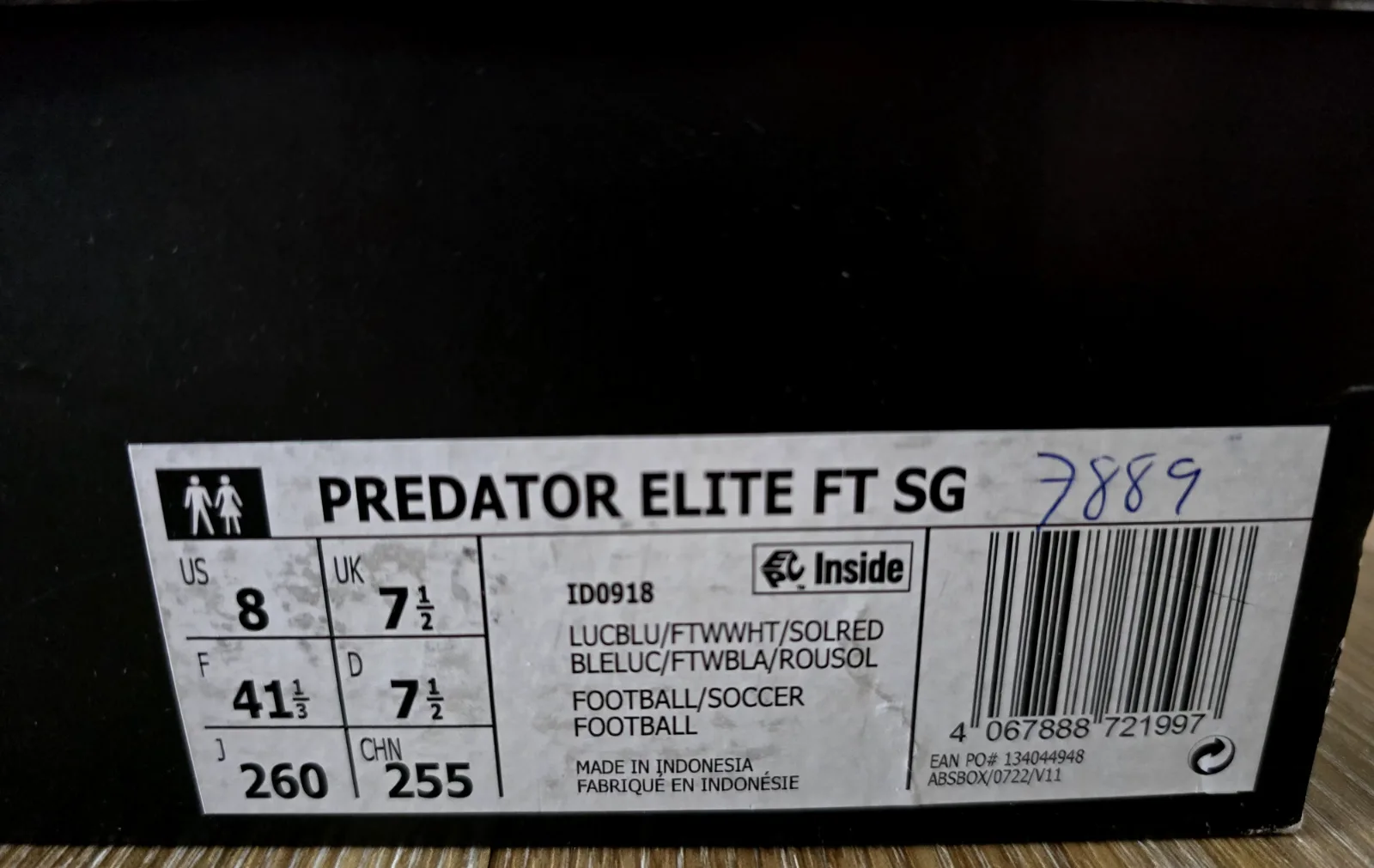 ADIDAS PREDATOR ELITE FT SG 8