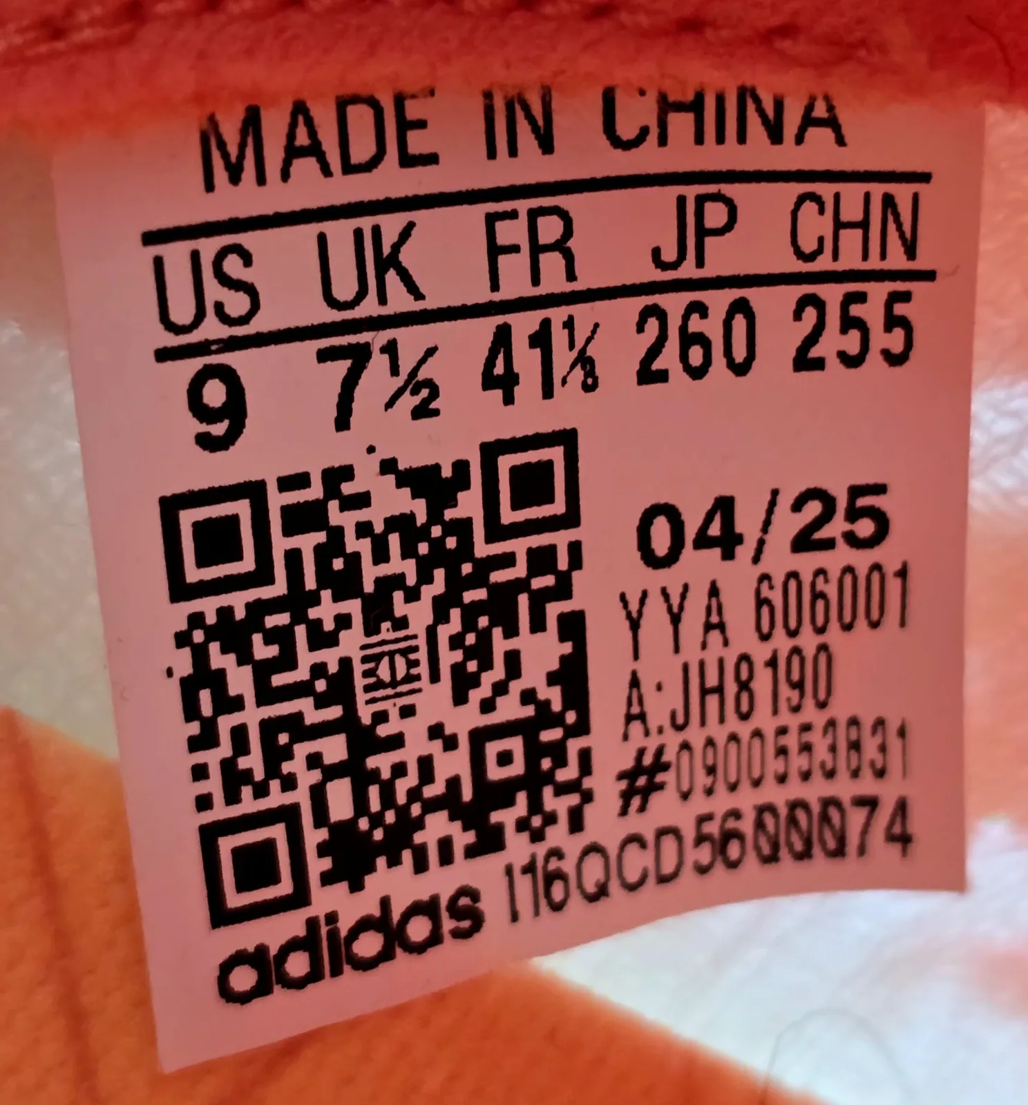 ADIDAS ULTRABOOST 5 STRUNG 9