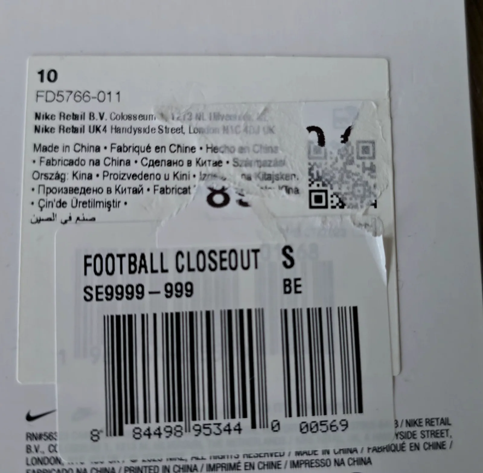 Brankářské rukavice Nike GK Vapor Dynamic Fit 7