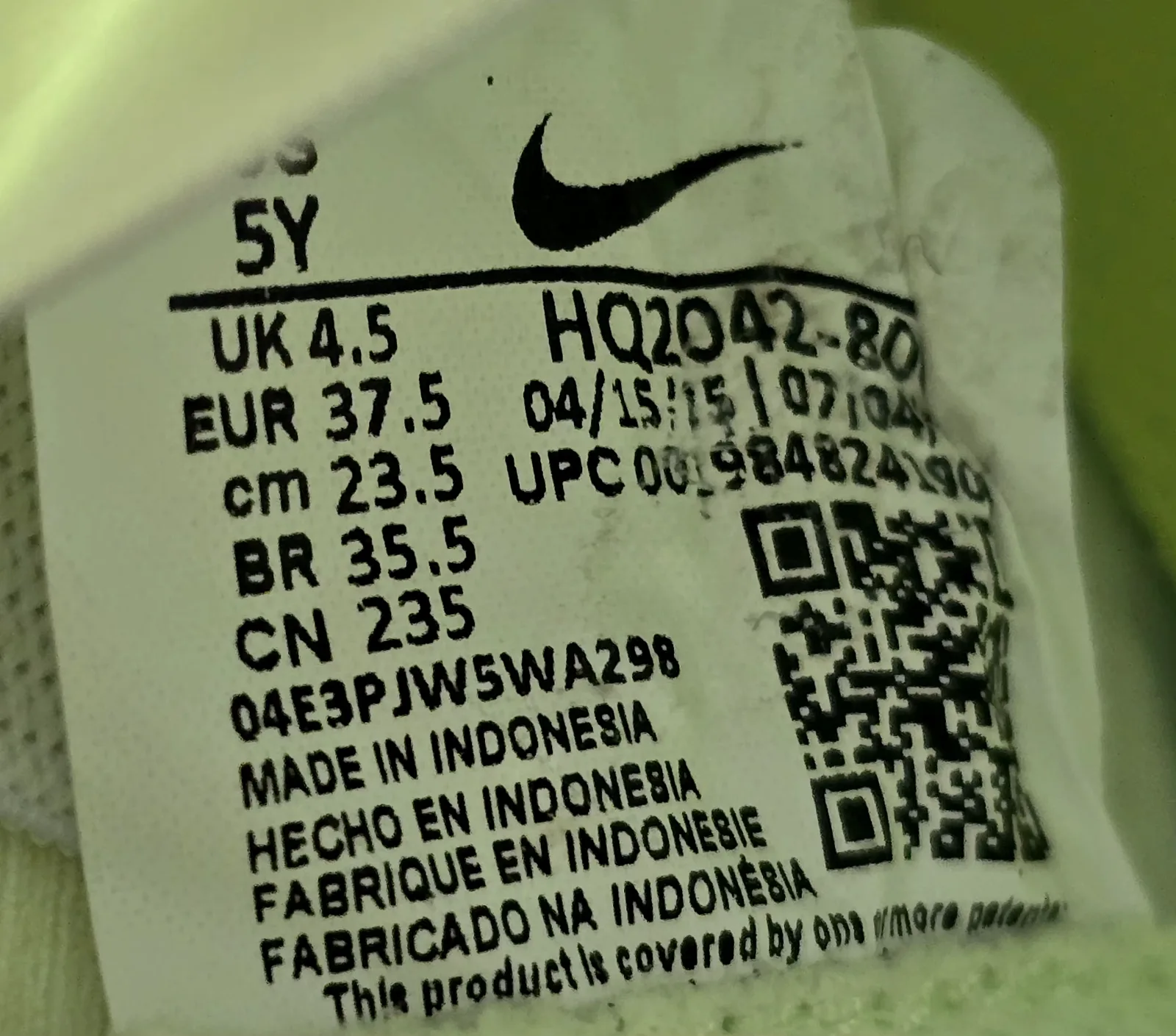 NIKE JR PHANTOM 6 HIGH ACAD FG/MG 9