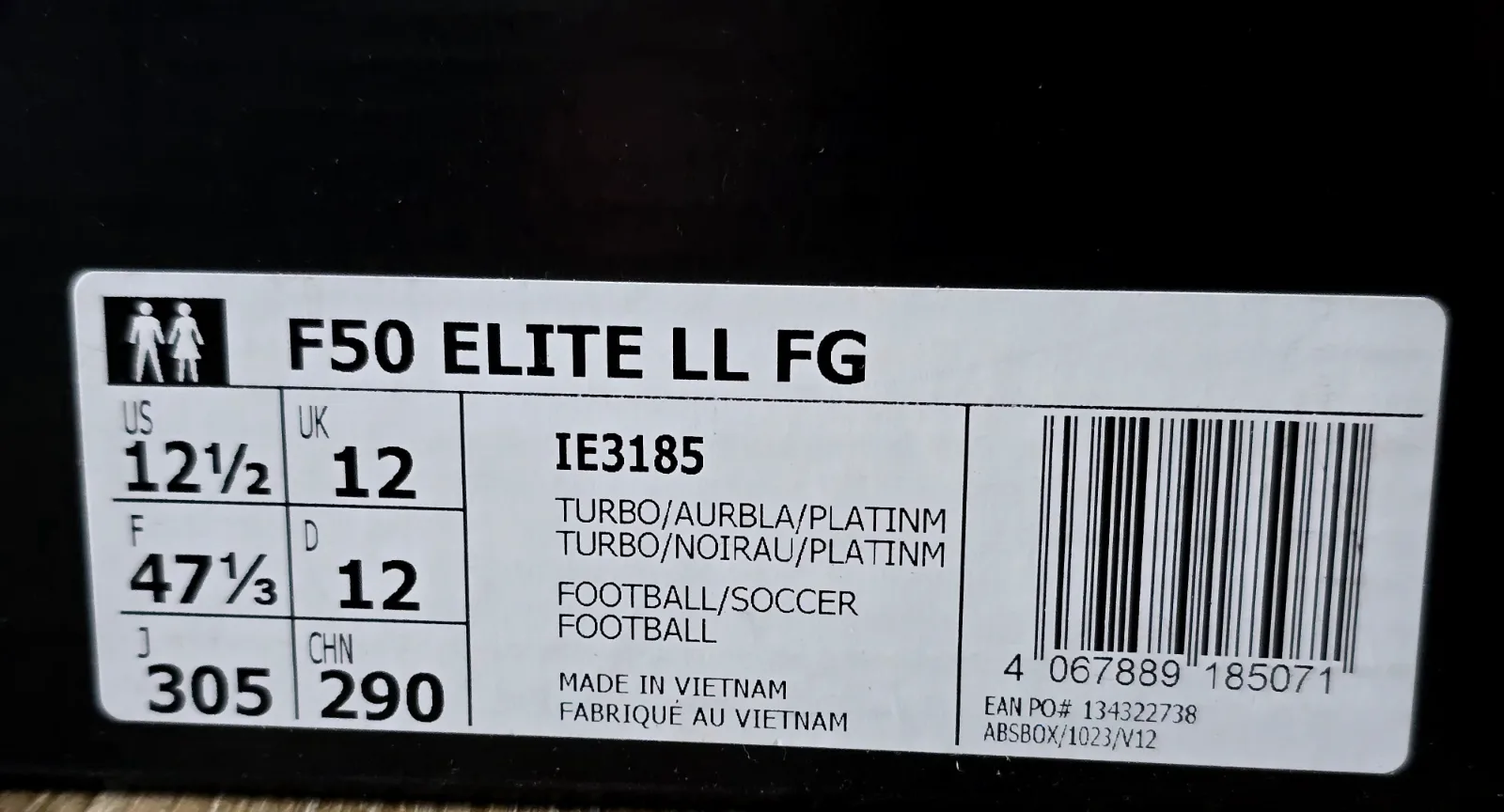 ADIDAS F50 ELITE LL FG 9