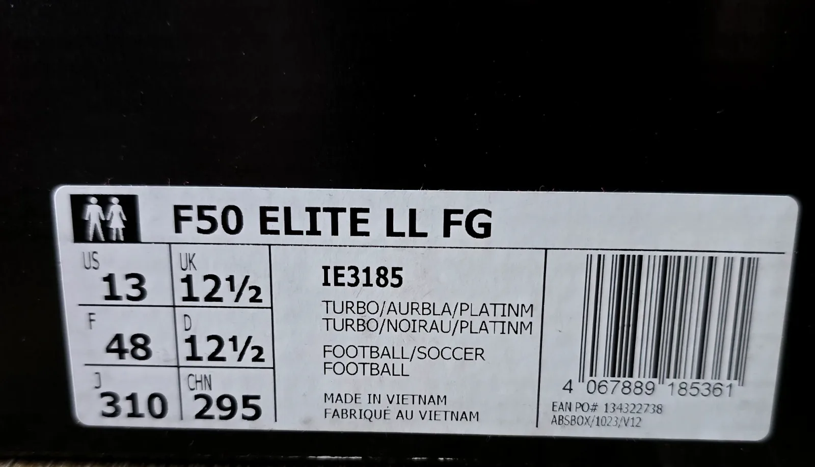 ADIDAS F50 ELITE LL FG 9