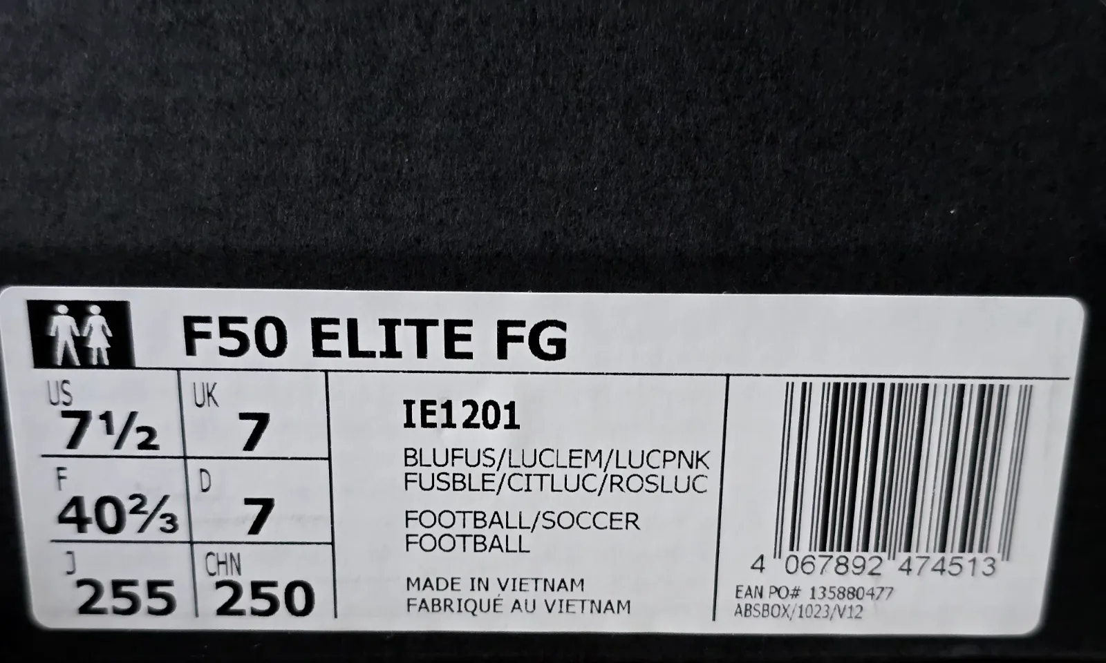 ADIDAS F50 ELITE FG 9