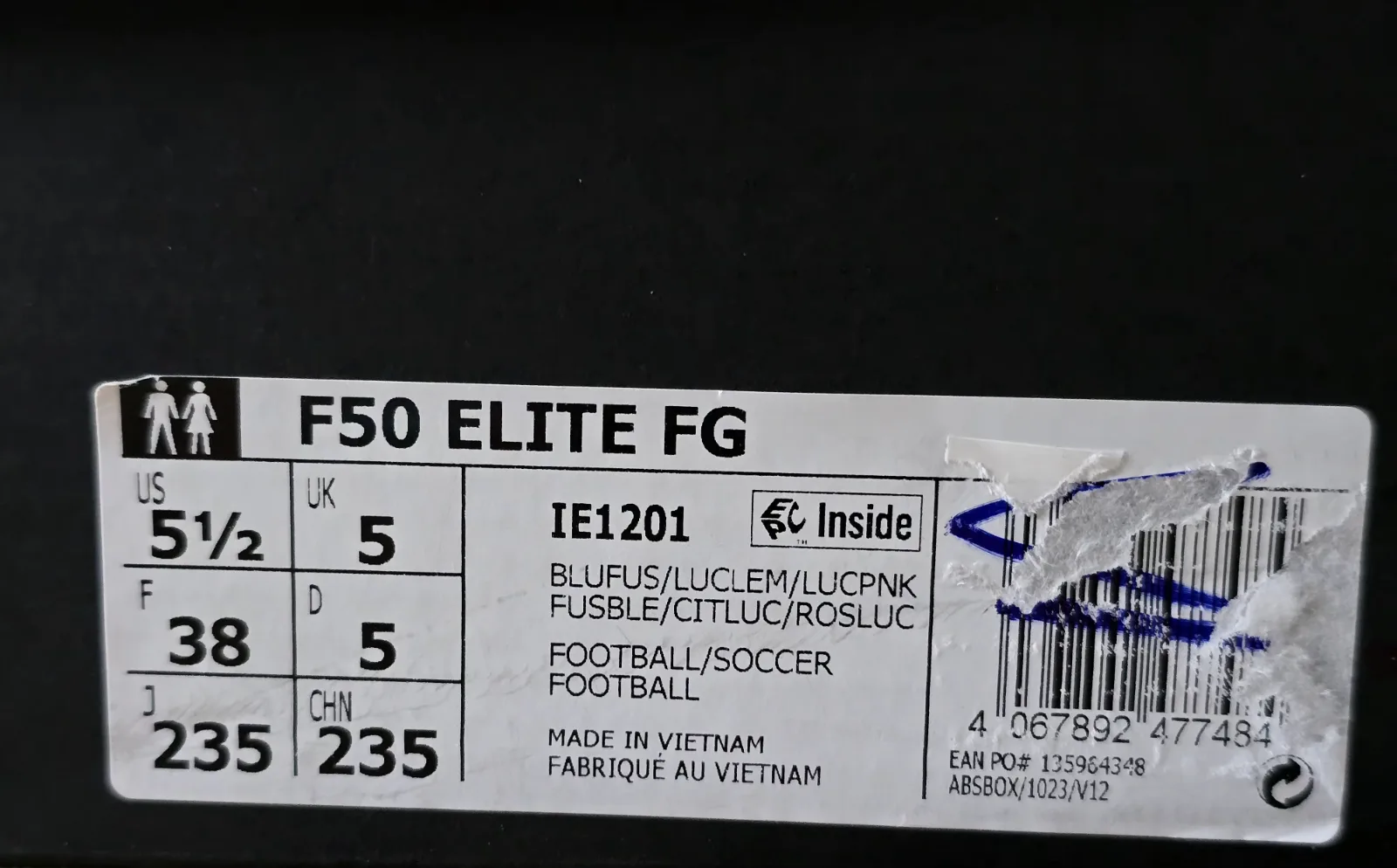 ADIDAS F50 ELITE FG 8