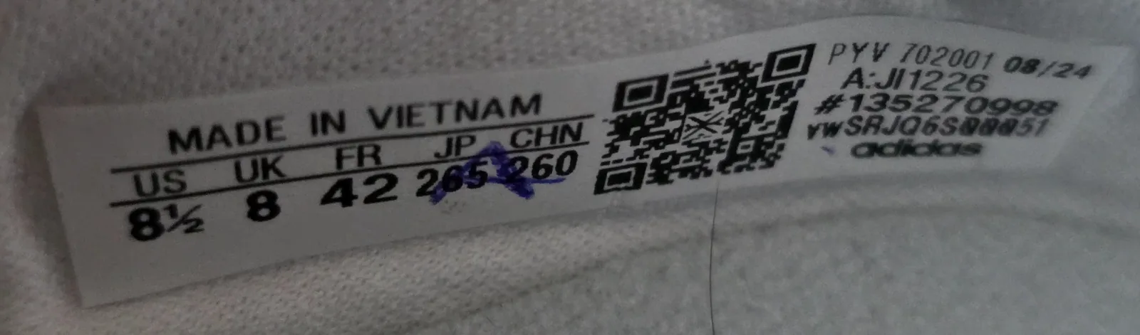 ADIDAS ADISTAR BYD 9