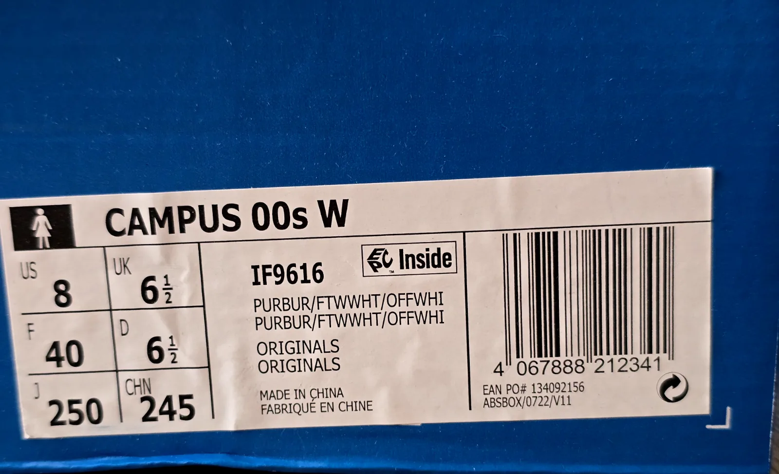 ADIDAS CAMPUS 00S W 10