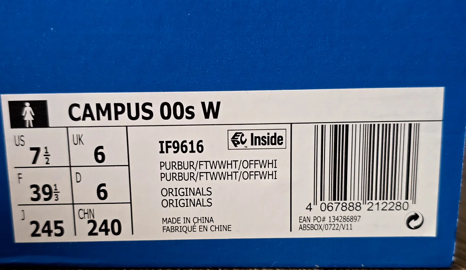 ADIDAS CAMPUS 00S W 9