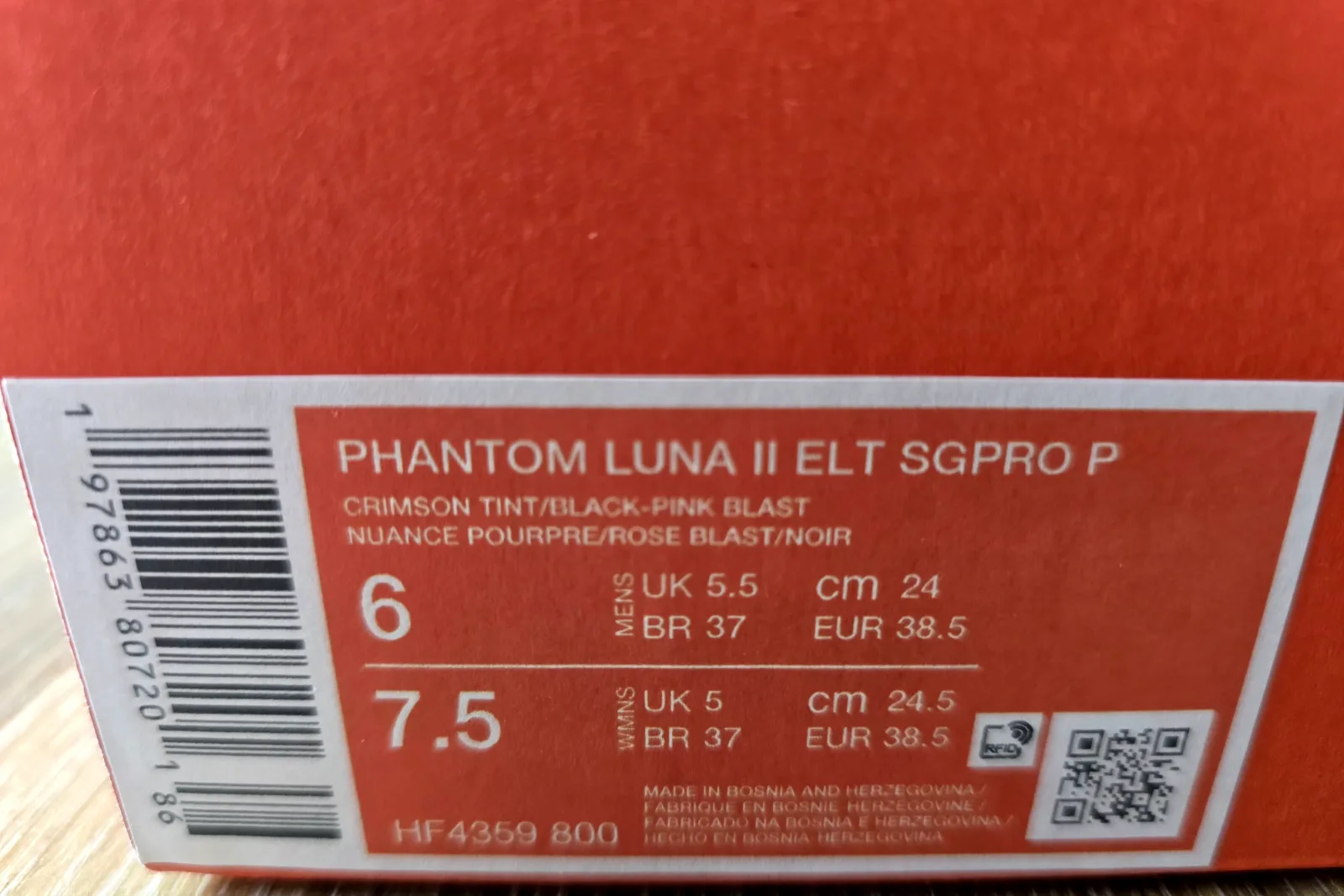 NIKE PHANTOM LUNA II ELITE SG-PRO P 9