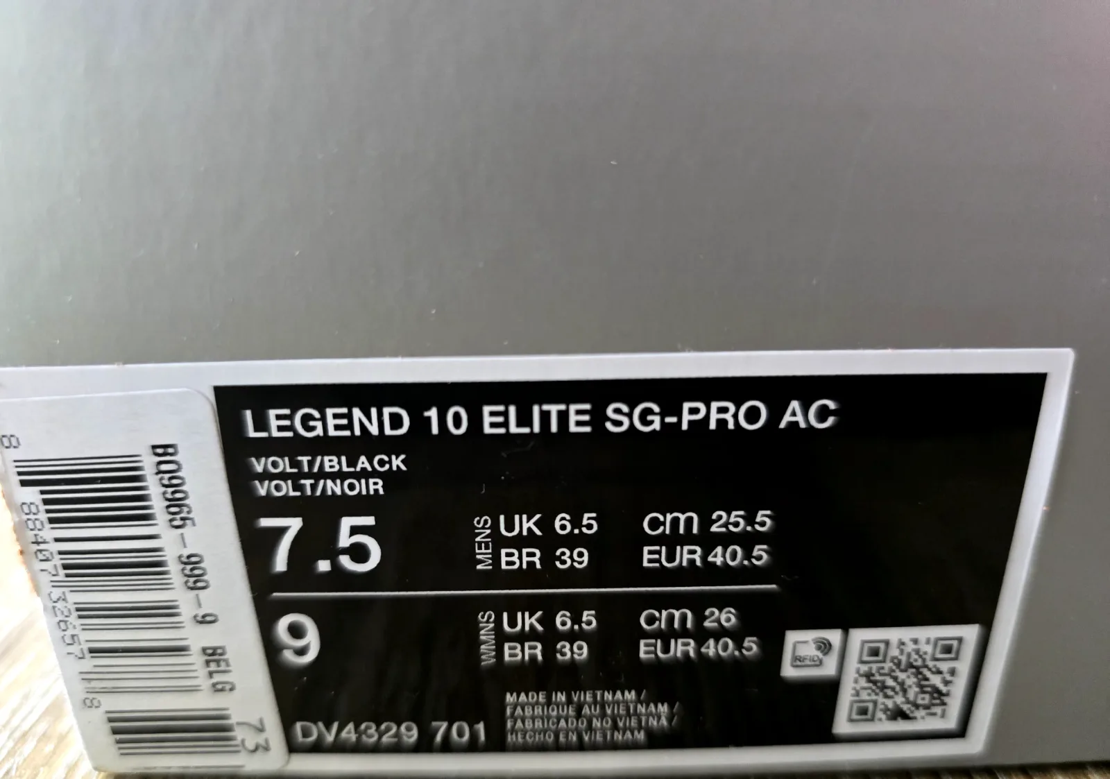 NIKE TIEMPO LEGEND 10 ELITE SG-PRO AC 8