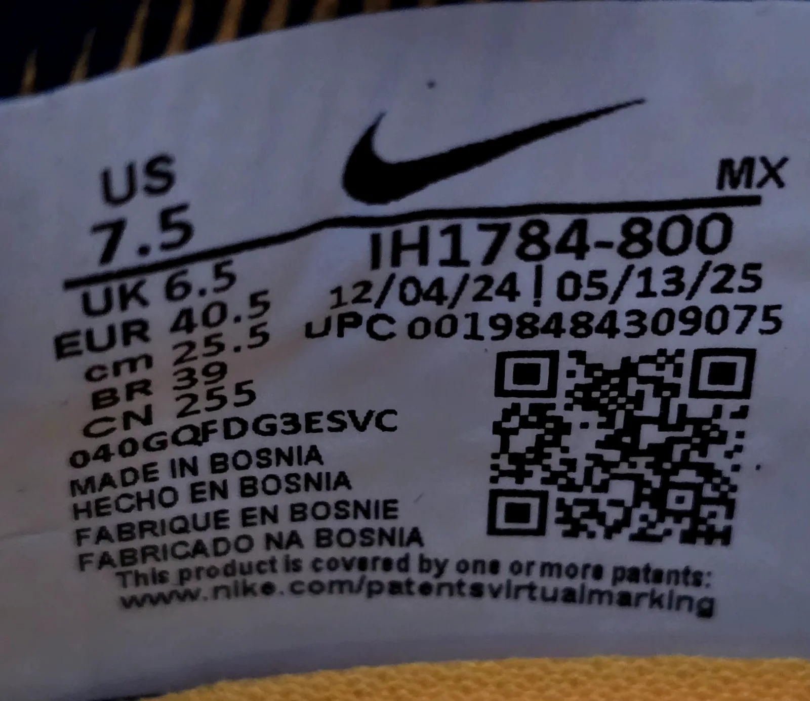 NIKE PHANTOM 6 LOW ELITE AG-PRO EH 8