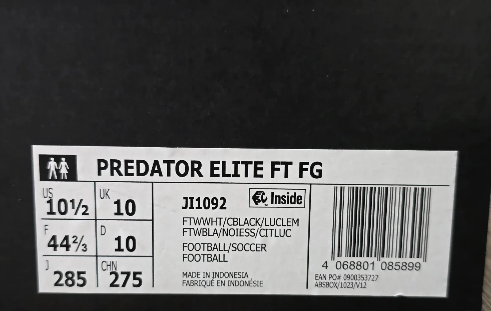 ADIDAS PREDATOR ELITE FT FG 9