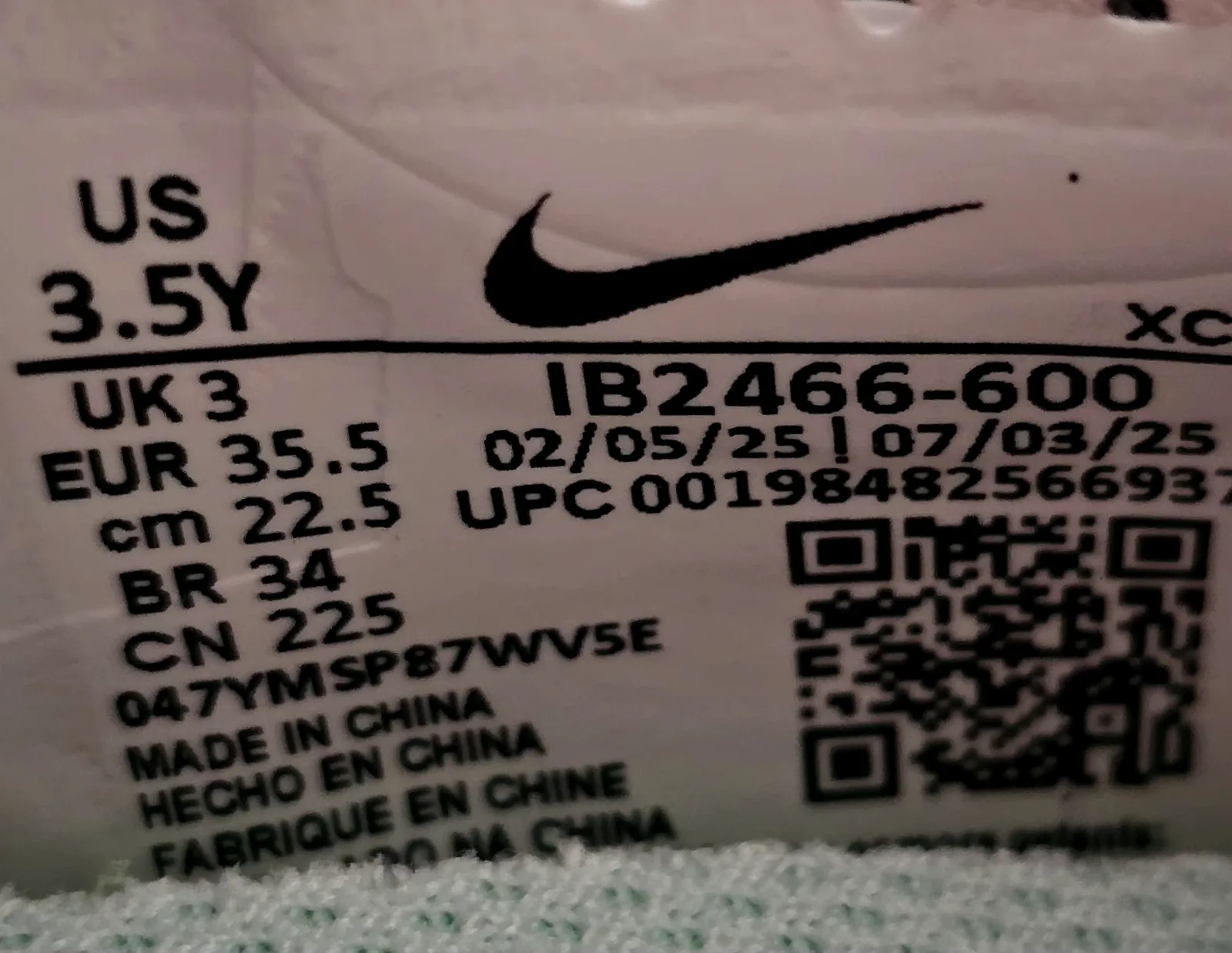 NIKE ZOOM MERCURIAL VAPOR 16 PRO JR FG UNITED 8