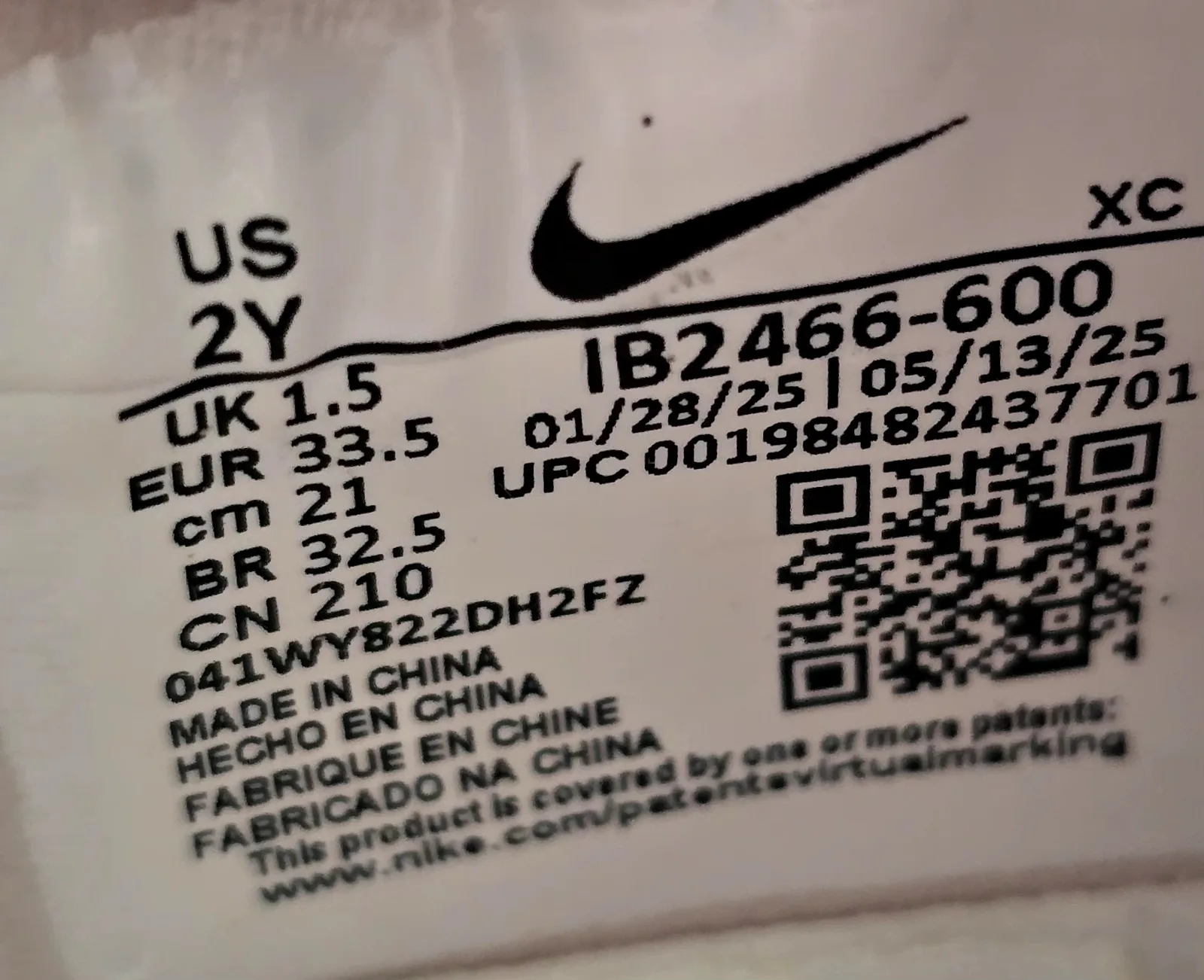 NIKE ZOOM MERCURIAL VAPOR 16 PRO JR FG UNITED 8