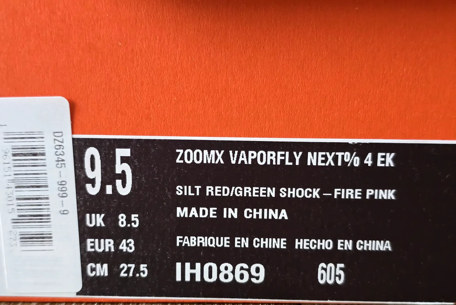 NIKE ZOOMX VAPORFLY NEXT% 4 EK 9