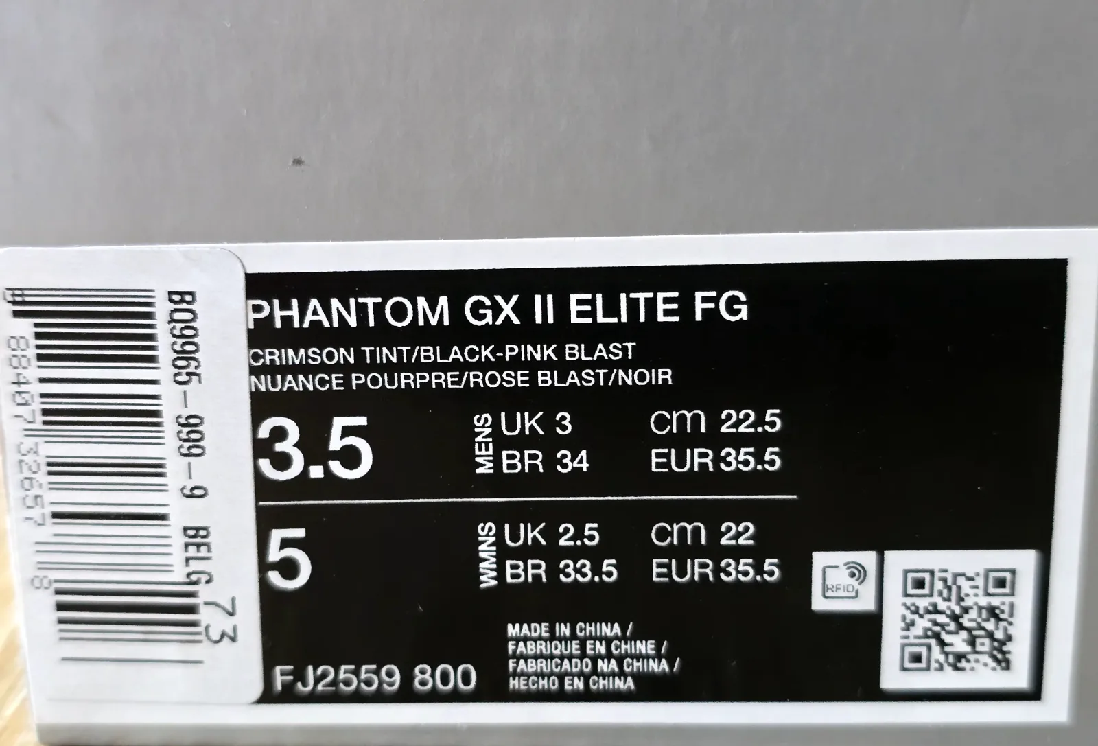 NIKE PHANTOM GX II ELITE FG 9