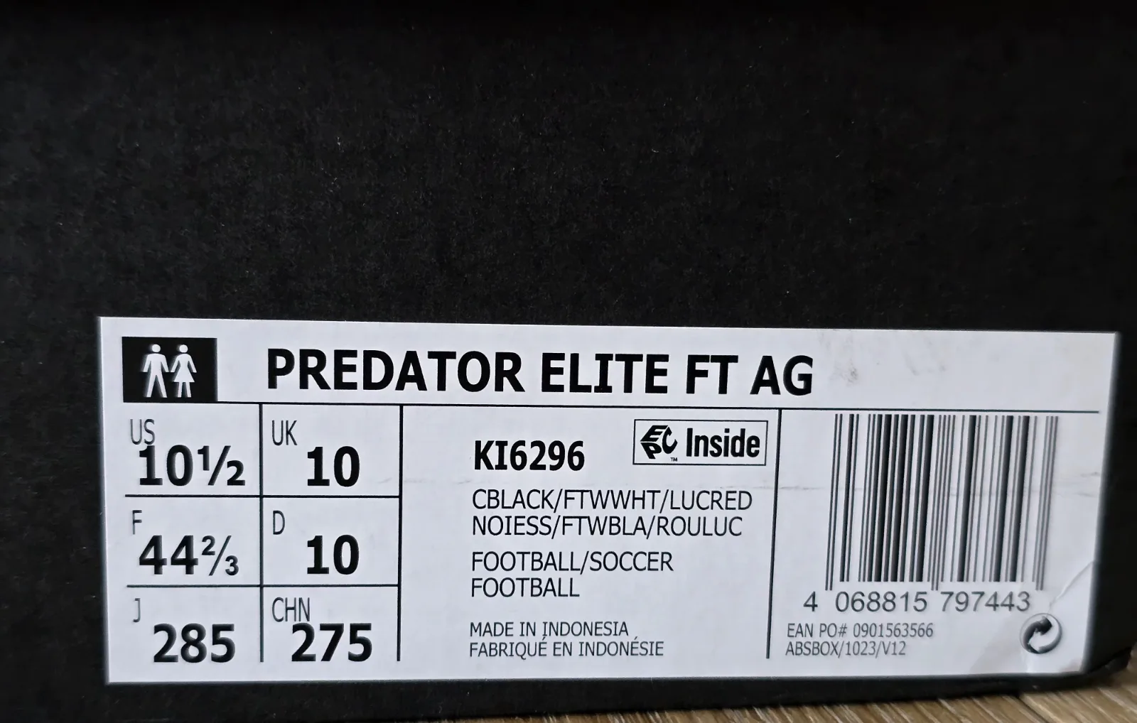 ADIDAS PREDATOR ELITE FT AG 9