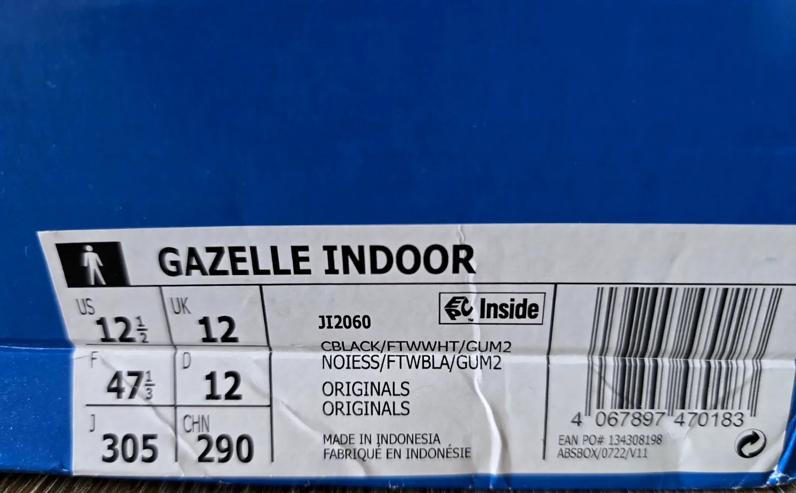 ADIDAS GAZELLE INDOOR 9