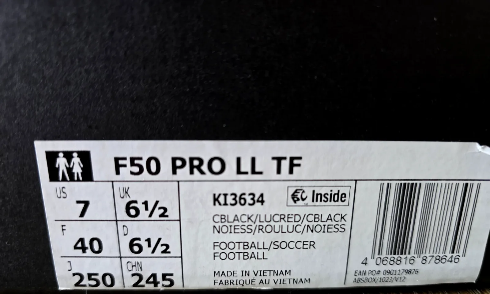 ADIDAS F50 PRO LL TF 9