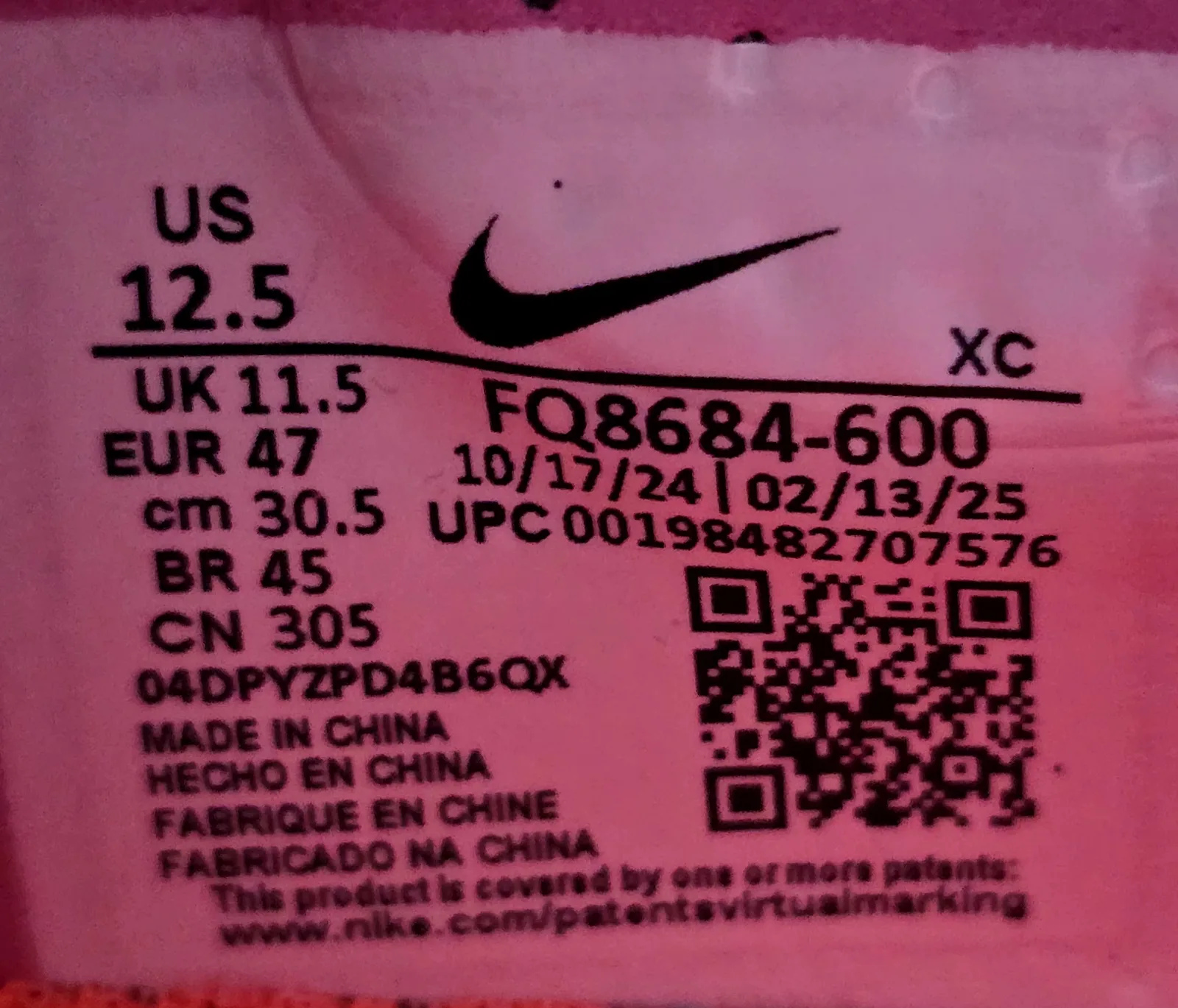 NIKE ZOOM MERCURIAL VAPOR 16 PRO AG-PRO 8
