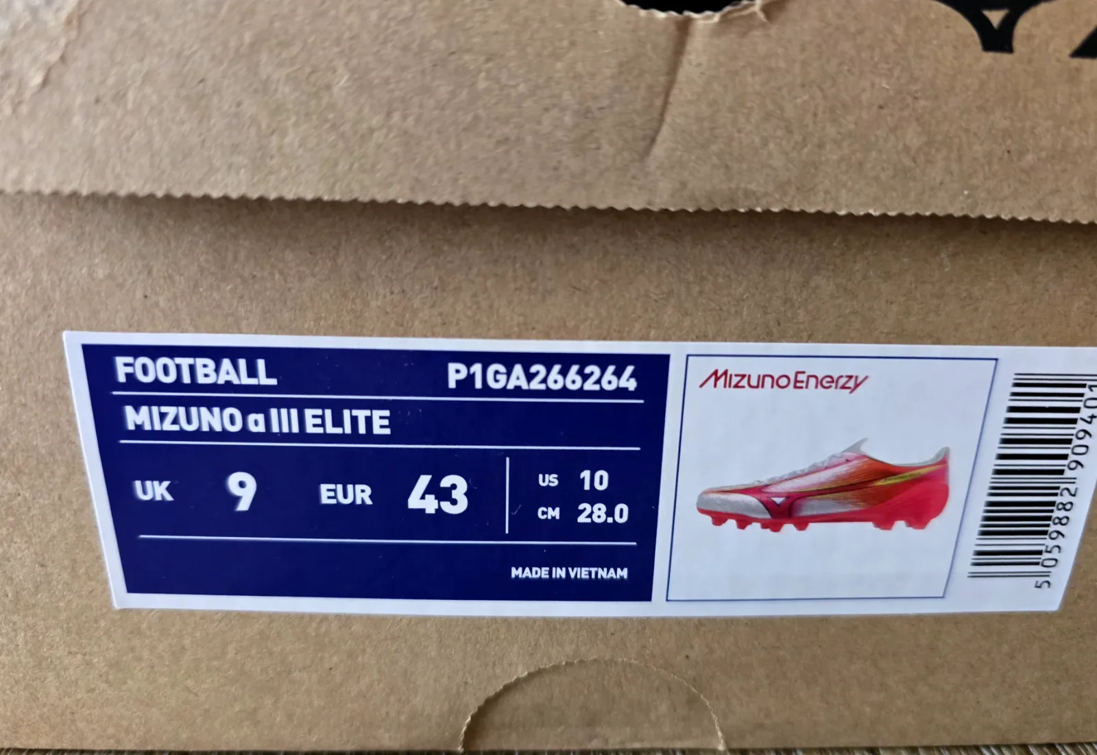 MIZUNO ALPHA III ELITE FG 9