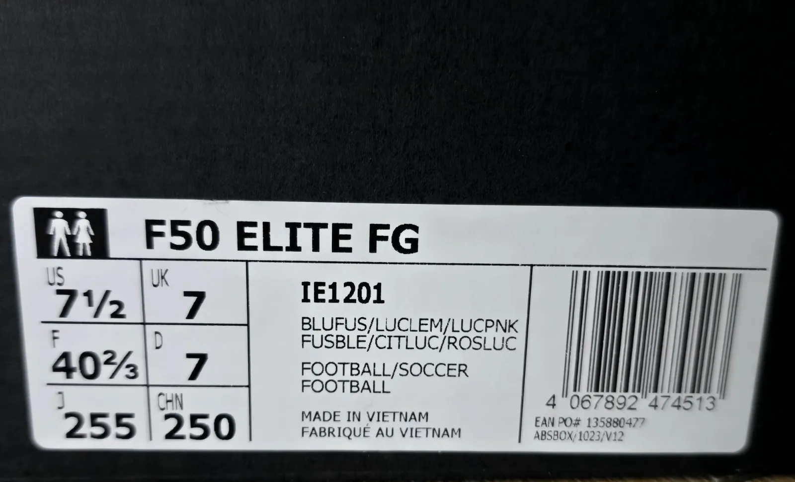ADIDAS F50 ELITE FG 9