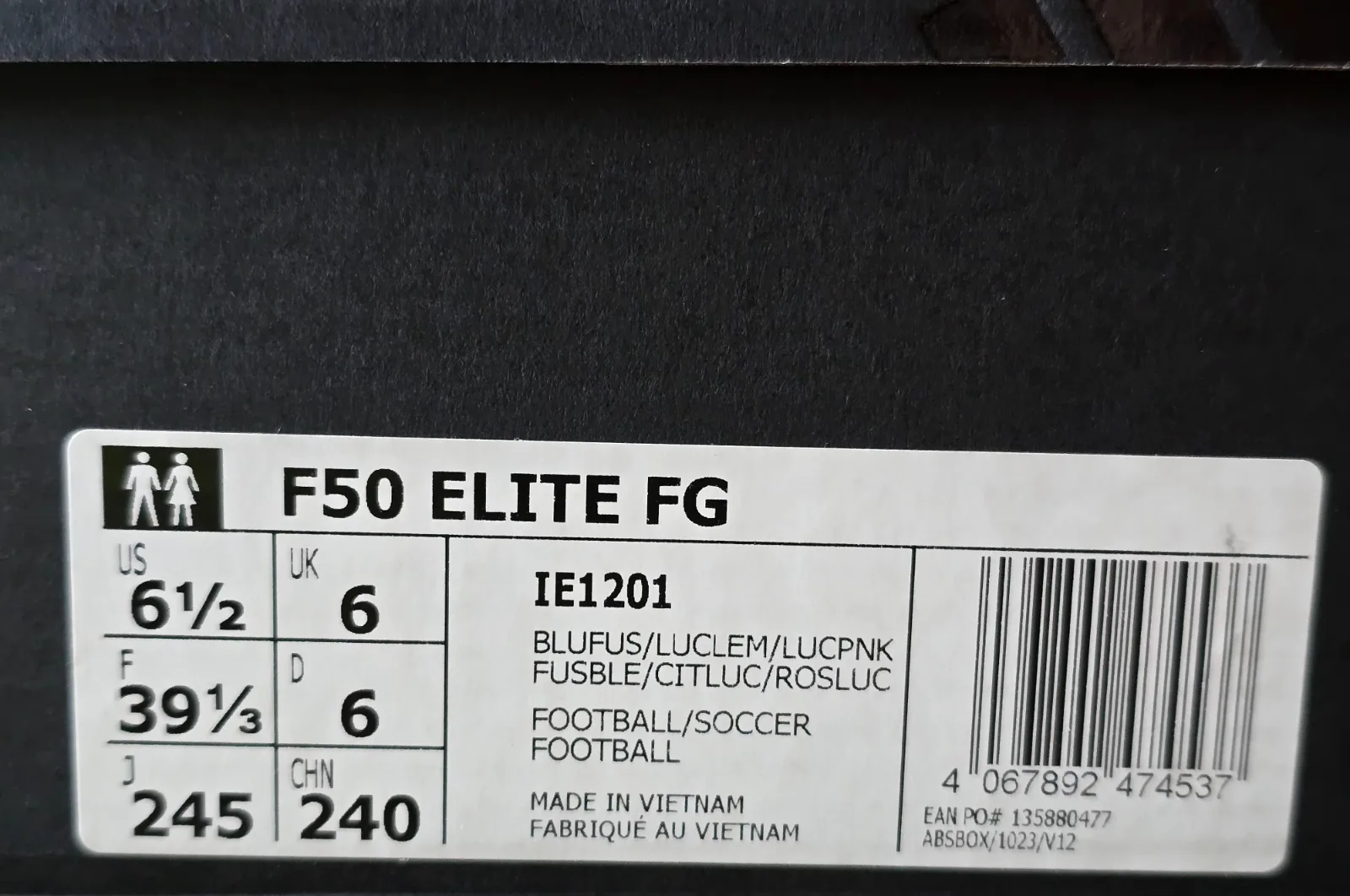 ADIDAS F50 ELITE FG 8