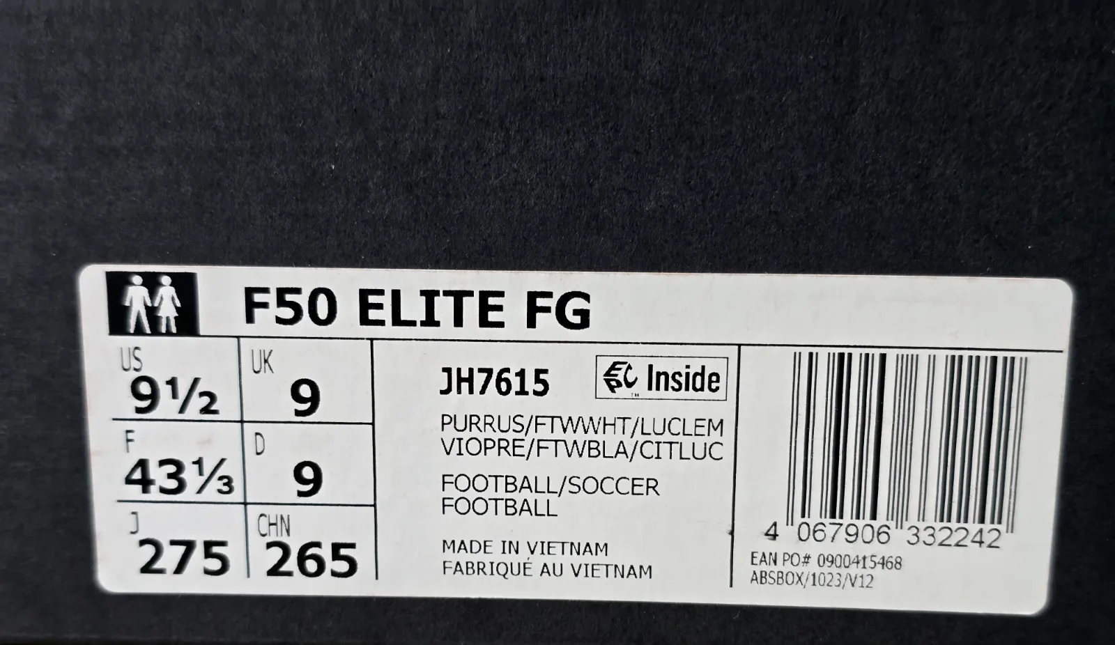 ADIDAS F50 ELITE FG 9