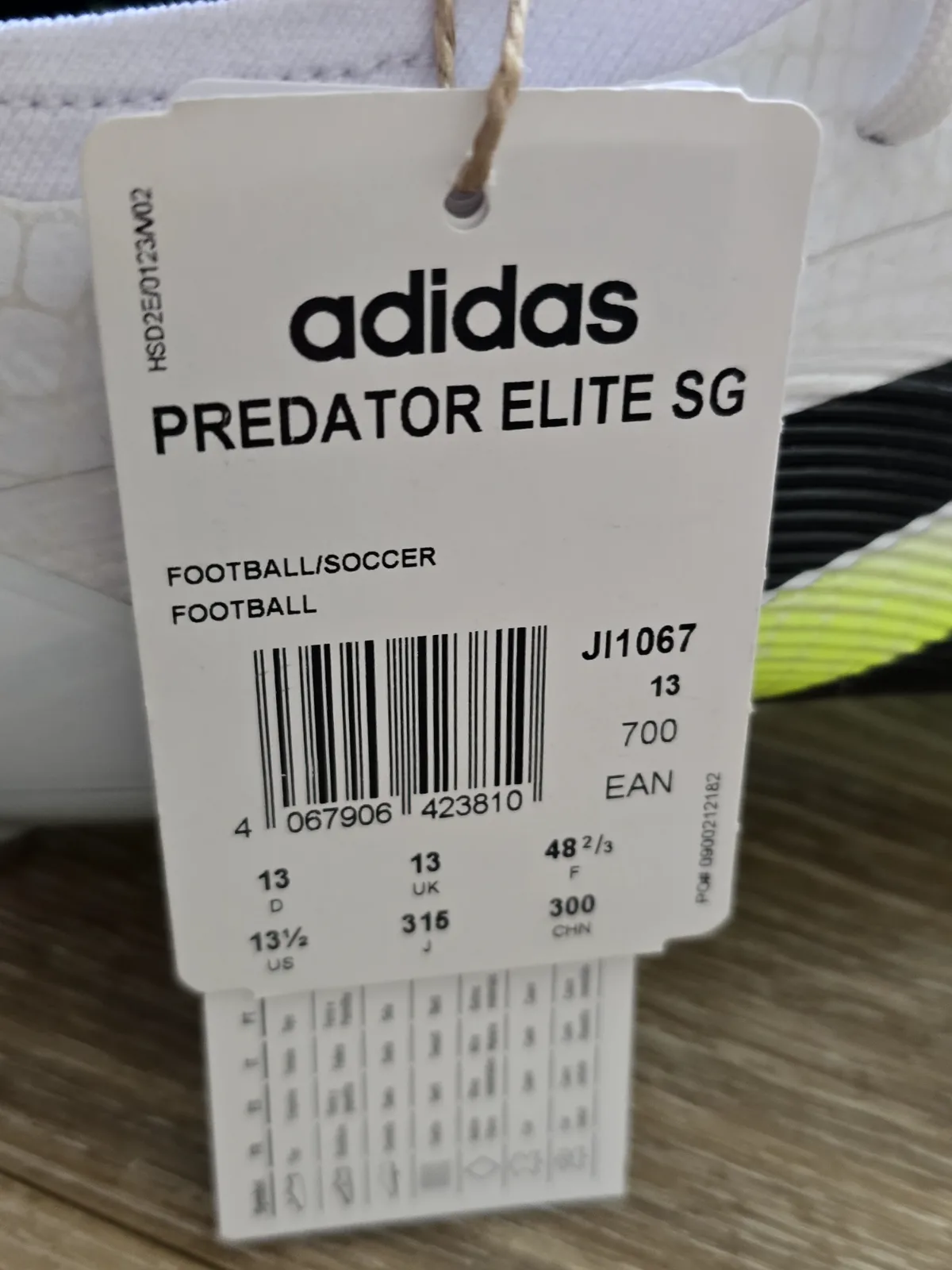 ADIDAS PREDATOR ELITE SG 9