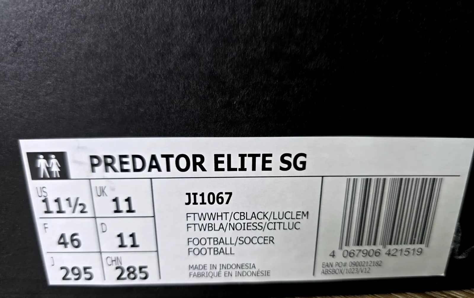 ADIDAS PREDATOR ELITE SG 9