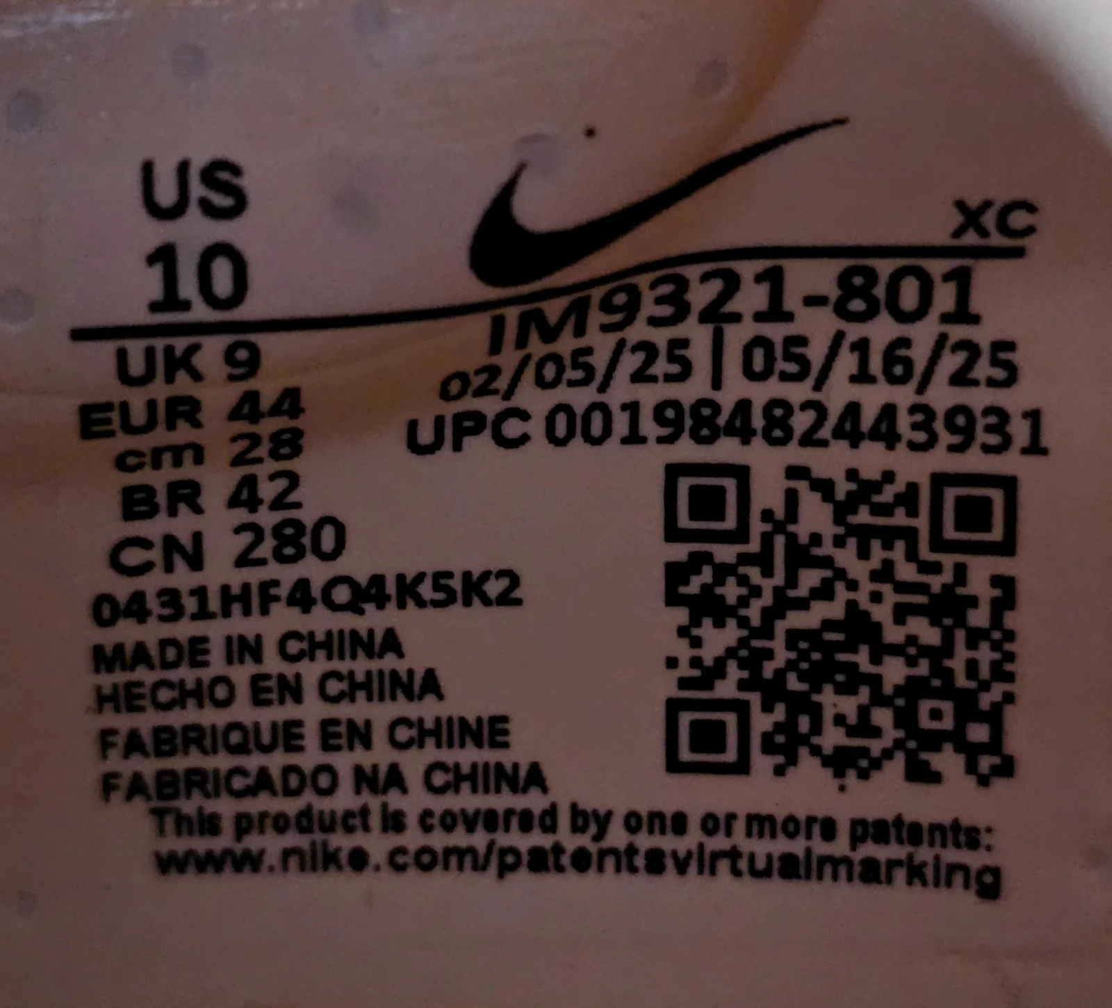 NIKE ZOOM MERCURIAL SUPERFLY 10 PRO KM FG 8